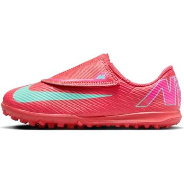 Imagem de Nike Tênis masculino Jr Vapor 16 Club Tf Ps (V), Ember Glow/Verde aurora, 9 Little Kid