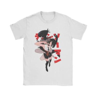 Imagem de Camiseta De Algodão Engraçada De Manga Curta Com Estampa De Anime Chai