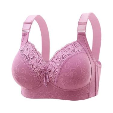 Imagem de Sutiã Esportivo Feminino Grande Tamanho, Sexy, De Renda, Sem Costura, 