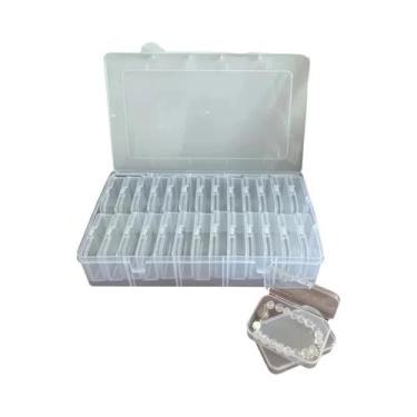 Imagem de Caixa De Armazenamento De Plástico Transparente Portátil Multifunciona