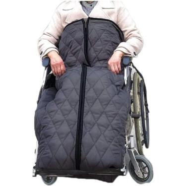 Imagem de SLGGPJBU Cobertor para cadeira de rodas cobertor aconchegante para cadeira de rodas cobertor de perna acessórios de cadeira de rodas espessos perfeitos para manter as pernas confortáveis e secas