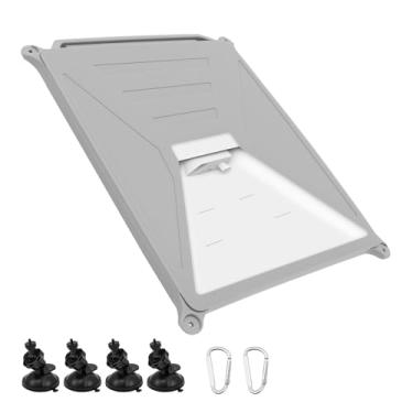 Imagem de Capa protetora de antena de satélite de silicone para Starlink Mini, capa protetora de antena parabólica portátil com alça e orifício para pendurar para acampamento ao ar livre (estilo 2)