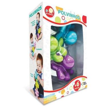 Imagem de Brinquedo para Bebê Mordedor Polvinhos Pais e Filhos