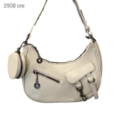 Imagem de Bolsa Feminina de Ombro e Transversal com Divisões Kit 2 pçs com Porta