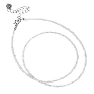 Imagem de tincolia Colar de contas de pedra natural, simples, multicolorido, perfeito como presente para melhores amigos, corrente de clavícula, diariamente/festa