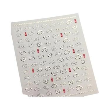 Imagem de Adesivos De Unhas Com Asas De Borboleta Pretas E Roxas, Decalques De M