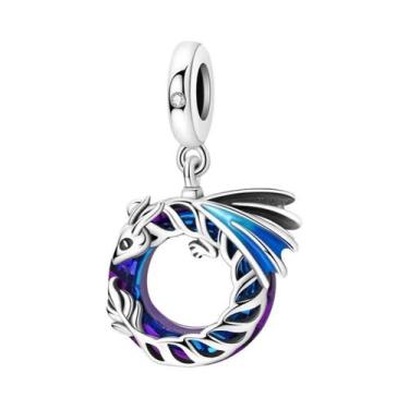 Imagem de Pingentes De Dragão De Fogo Em Prata Esterlina 925 Para Mulheres, Char