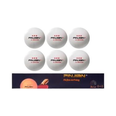 Imagem de Pacote Com 6, 10 Ou 60 Bolas De Tênis De Mesa Profissionais Para Espor