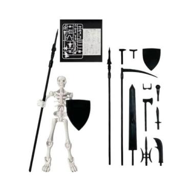 Imagem de Figura De Ação De Esqueleto Articulado Para Halloween Com Múltiplas Ar