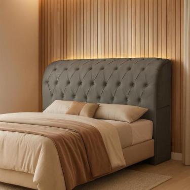 Imagem de Cabeceira Box 1,60m 160cm Para Colchao Cama Queen Com Bau Design moder