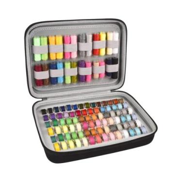 Imagem de Caixa Organizadora De Bobinas Com 84 Peças, Organizador De Linhas, Est