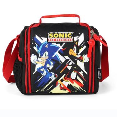 Imagem de Lancheira Térmica SONIC HEDGEHOG Preto - Luxcel LA49833SO