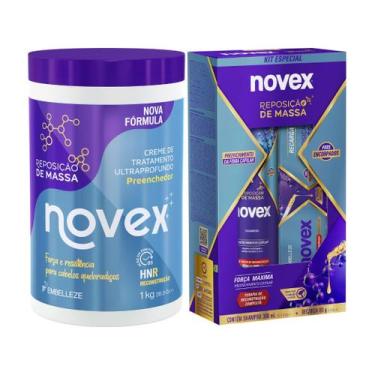 Imagem de Kit Novex Reposição de Massa Reconstrução Intensa para Cabelos Danific
