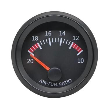 Imagem de Medidor De Temperatura De Água E Óleo 52MM 12V Com Visor Preto, Medido