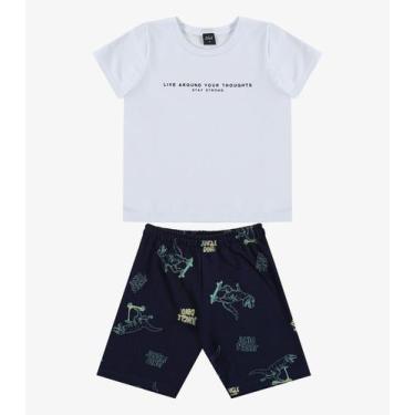 Imagem de Conjunto Infantil Camiseta e Bermuda Select Azul, 10, Azul