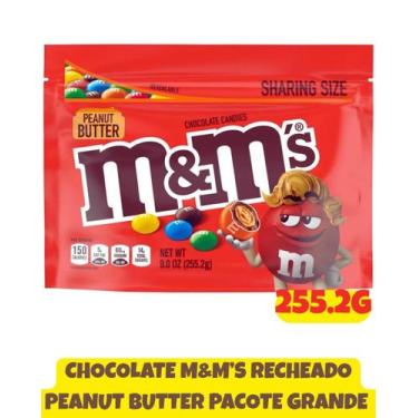 Imagem de Chocolate m&ms pacote grande sabores importado sabores:peanut butter -