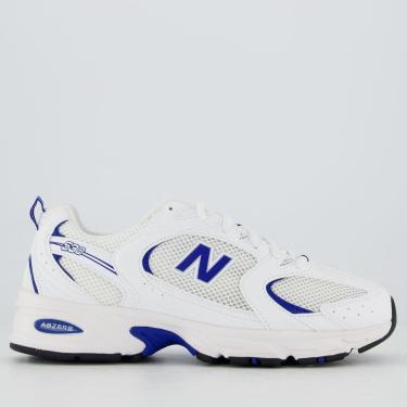 Imagem de Tênis New Balance 530 Branco e Azul-Masculino