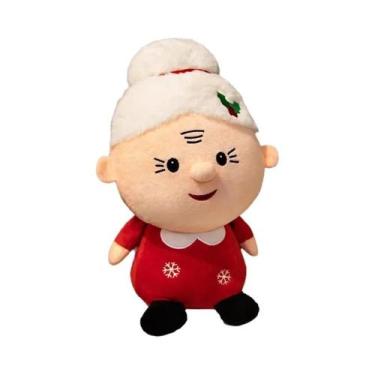 Imagem de Brinquedos De Pelúcia Fofos De Papai Noel, Boneco De Neve, Rena E Vovó