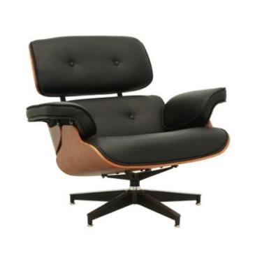 Imagem de Poltrona Charles Eames em PU - Rivatti, Preto