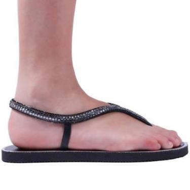 Imagem de Rasteirinha Feminina Zariff Sd2402 Preto-Feminino