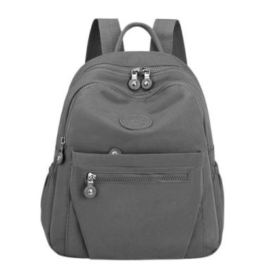 Imagem de Kit Mochila Feminina com Estojo de Nylon Leve - Faculdade Escola Traba