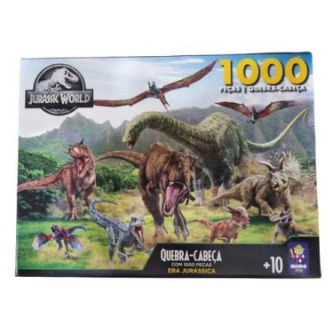 Imagem de Quebra-cabeca 1000 pecas Era Jurassica - 2092 - Mimo MIMO - Mimo Brinq