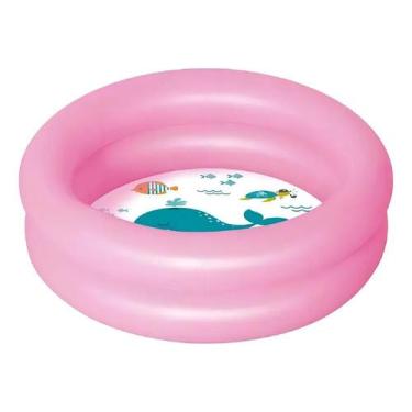 Imagem de Piscina Inflável redonda Mor 001780 de 60cm x 15cm 28L rosa