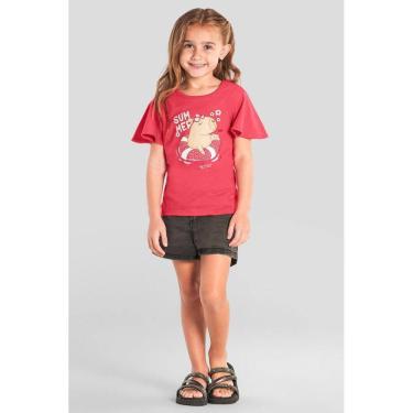 Imagem de Blusa infantil menina de capivara com strass Brandili