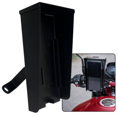 Imagem de Suporte Celular Gps Retrovisor Anti-furto Com Regulagem  