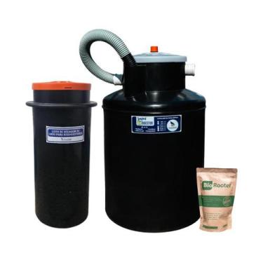 Imagem de Kit Fossa Biodigestora 1000L/dia + Leito de Secagem e Vala - Sanear Br