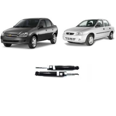 Imagem de Par de Amortecedor Corsa Sedan Traseiro (1999 Até 2002 ) Wind 1.0 - Tr
