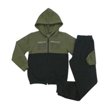 Imagem de Agasalho Infantil Blusão Estampado e Calça 4392 - Bicho Bagunça-Masculino