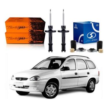 Imagem de Kit Amortecedor Dianteiro Corsa Wagon 1.0 1.6 1997 A 2002 - Cofap