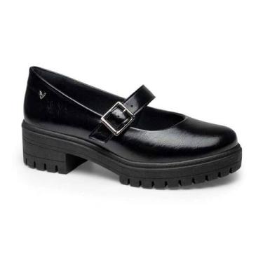 Imagem de Sapato Mississipi Tratorado - Feminino - Preto - 38, Preto, 38