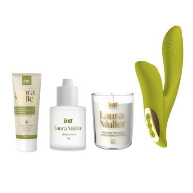 Imagem de Kit Vibrador My Secret + Lubrificante + Sérum Íntimo + Vela de Massage