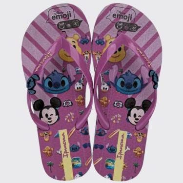 Imagem de Chinelo de Dedo Infantil Meninas Ipanema Disney Joy 27319, Lilás, Lilá