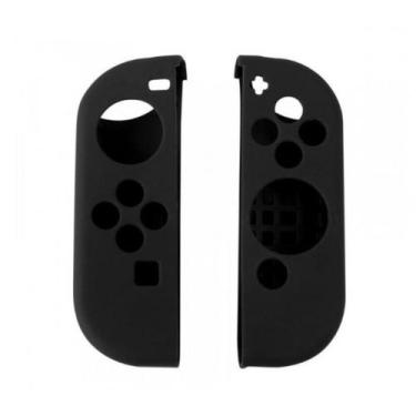 Imagem de Capa Silicone Proteção Para Controle Joy Con Preto  - 10977