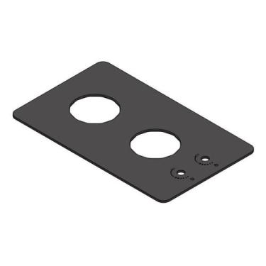 Imagem de Vidro Preto Para Cooktop 2 Bocas Nardelli Preto