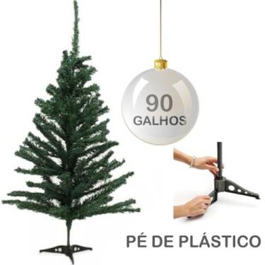 Imagem de Árvore De Natal Pinheiro Verde 90 Galhos Christmas 90 cm N99 - JW SHOP