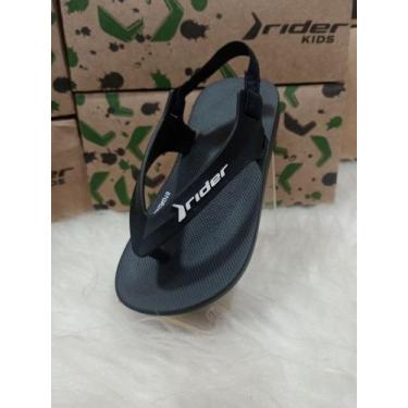 Imagem de Chinelo Rider feel dedo infantil 12439, Preto, Preto, 25