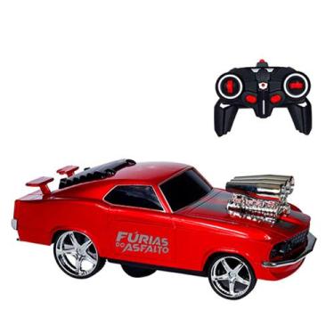 Imagem de Carrinho de Controle Remoto Fúrias do Asfalto CAR803 - Polibrinq, Verm