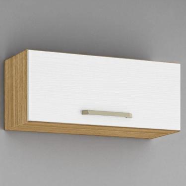 Imagem de Armário Suspenso de Cozinha Lapis Freijó Supremo 1 Porta MDP 15mm 70cm Kit`s Paraná