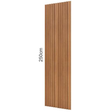 Imagem de Painel Ripado em MDF Pa74jj 89,5cm para Parede Freijó Dalla Costa Móveis