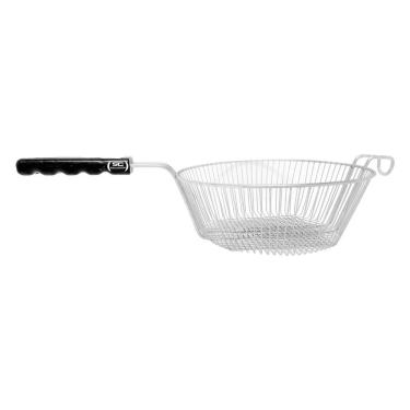 Imagem de Cesto Multiuso Redondo Galvanizado para Fritadores TFRE3 e TFRG3 Prata Metalcubas
