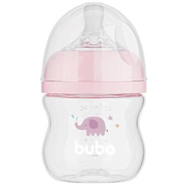 Imagem de Mamadeira Easy Flow Elefante Rosa 120ml  Buba