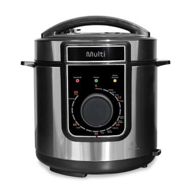 Imagem de Panela de Pressão 6L 1000W-127V Cinza Multi - GO502 - Multi Home, CINZ