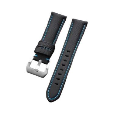 Imagem de Pulseira De Relógio Unissex Em Lona De Nylon 20mm 22mm 24mm 26mm Para 
