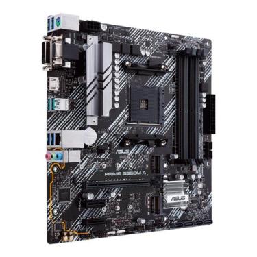 Imagem de Placa-Mãe ASUS PRIME B550M-A, AMD AM4, mATX, DDR4, Preto - 90MB15K0-M0
