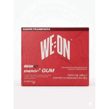 Imagem de Energy Gum Display com 12 Unidades (600g) - Sabor: Framboesa - We On