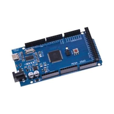 Imagem de Placa De Desenvolvimento USB MEGA2560 R3 ATmega2560-16AU CH340G AVR Pa
